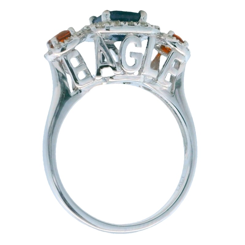STERLING SILVER WAR EAGLE RING
